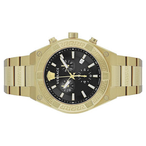 Versace Herren Uhr Armbanduhr Chronograph Sporty GRECA VESO00922 Edelstahl