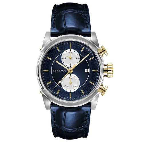 Versace Herren Uhr Armbanduhr Chronograph Urban VEV400219-1 Leder