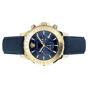 Versace Herren Uhr Armbanduhr Chronograph Signature VEV601423 Leder