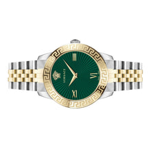 Laden Sie das Bild in den Galerie-Viewer, Versace Damen Uhr Armbanduhr Edelstahl Greca VEVC01021