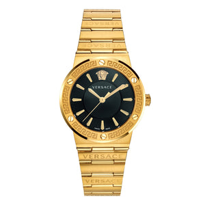 Versace Damen Uhr Armbanduhr Edelstahl Greca VEVH00820