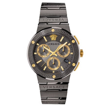 Laden Sie das Bild in den Galerie-Viewer, Versace Herren Uhr Armbanduhr Chronograph GRECA LOGO VEZ900521 Edelstahl