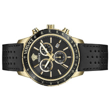 Laden Sie das Bild in den Galerie-Viewer, Versace Herren Uhr Armbanduhr SPORT CHRONO VEZCA0224 Leder