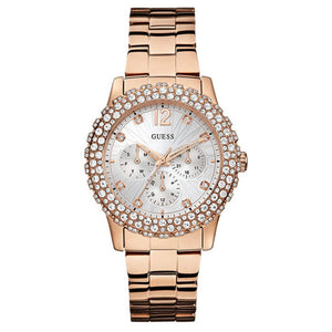 Guess Damen Armbanduhr Uhr W0335L3 Roségold