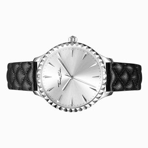 THOMAS SABO Damen Uhr Armbanduhr Rebel at Heart WA0320-203-201-38 MM Leder