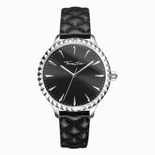 Laden Sie das Bild in den Galerie-Viewer, THOMAS SABO Damen Uhr Armbanduhr Rebel at Heart WA0321-203-203-38 MM-1 Leder