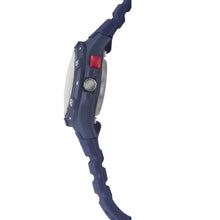 Laden Sie das Bild in den Galerie-Viewer, SINAR Jugenduhr Armbanduhr Analog Quarz Unisex Silikonband XB-19-2 dunkelblau
