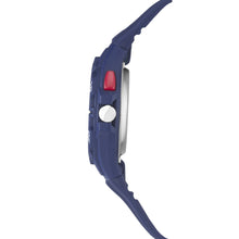 Laden Sie das Bild in den Galerie-Viewer, SINAR Jugenduhr Armbanduhr Analog Quarz Jungen Silikonband XB-37-2 blau rot