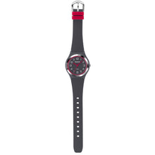 Laden Sie das Bild in den Galerie-Viewer, SINAR Jugenduhr Armbanduhr Analog Quarz Mädchen Silikonband XB-48-11 grau pink