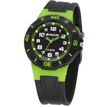 Laden Sie das Bild in den Galerie-Viewer, SINAR Jugenduhr Kinder Unisex Armbanduhr Analog Quarz Kautschuk XB-20-3