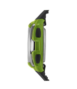 SINAR Jugenduhr Kinder Armbanduhr Digital Quarz Silikon XE-50-3 grün silber