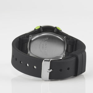 SINAR Jugenduhr Armbanduhr Digital Quarz Jungen Silikonband XF-68-1 Schwarz grün
