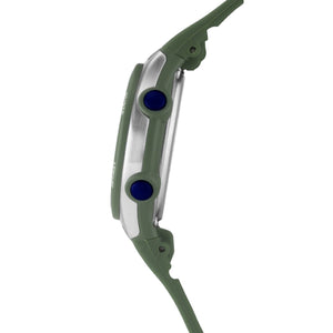SINAR Jugenduhr Armbanduhr Digital Quarz Jungen Silikonband XF-68-3 Olivgrün