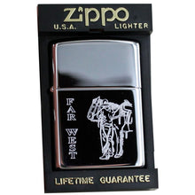 Laden Sie das Bild in den Galerie-Viewer, Zippo Feuerzeug Modell 250 FAR WEST COWBOY