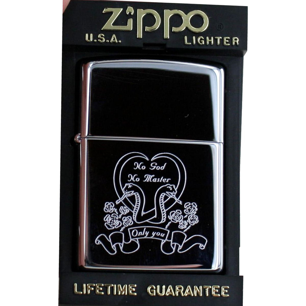 Zippo Feuerzeug Modell 250 No God No Master