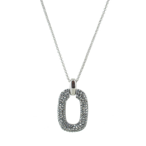Joop Damen Kette Halskette Edelstahl silber Ovally JPNL10594A000