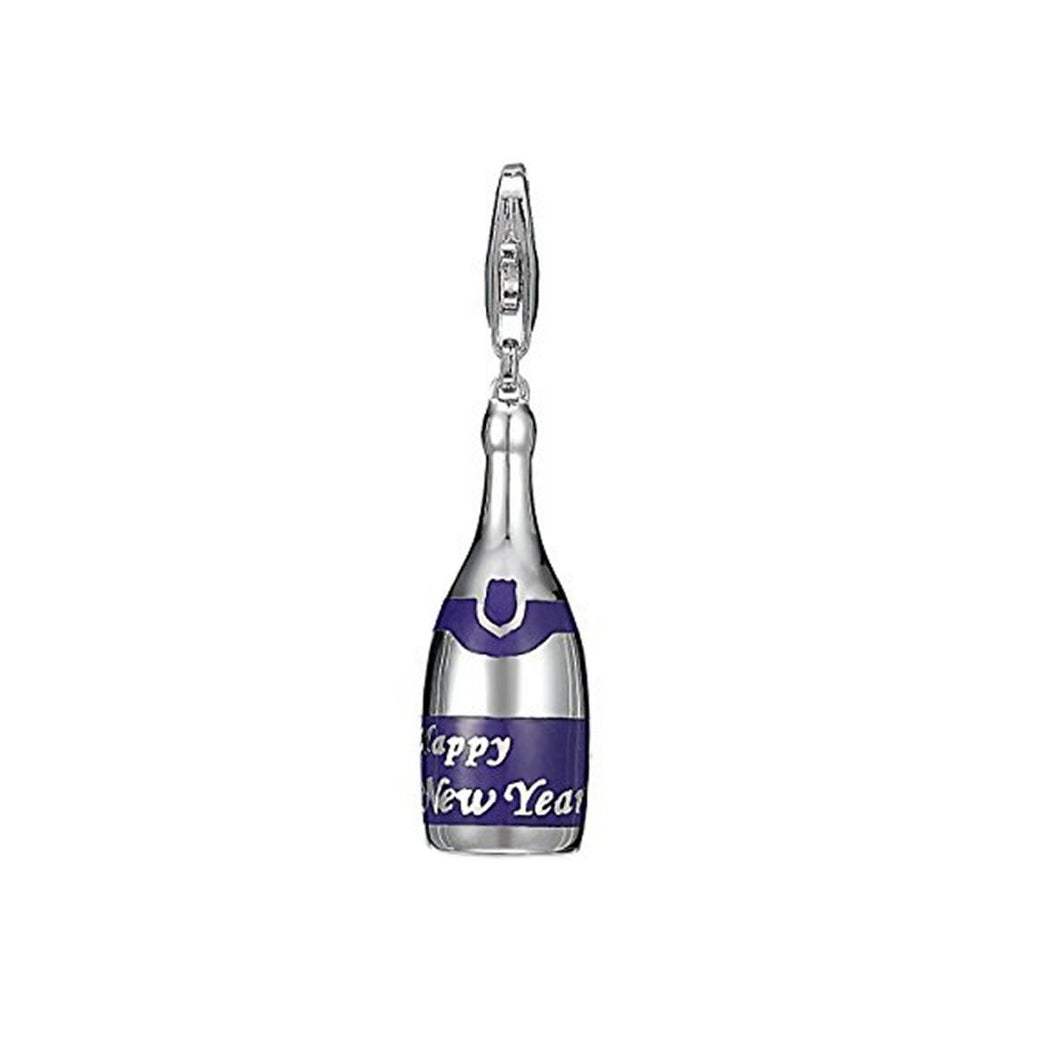 Esprit Anhänger Charms Silber Sektflasche Happy Year ESZZ90788A000