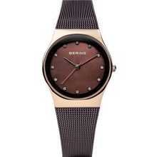 Laden Sie das Bild in den Galerie-Viewer, Bering Damen Uhr Armbanduhr Slim Classic - 12927-262 Meshband