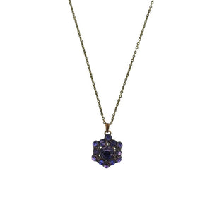 Konplott Halskette hängend Collier Bended Lights blau/lila