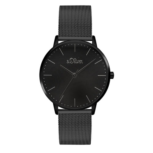 s.Oliver Damen Uhr Armbanduhr Edelstahl SO-3447-MQ