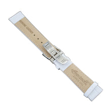 Laden Sie das Bild in den Galerie-Viewer, Ingersoll Ersatzband für Uhren Leder weiss Kroko Faltschl. Si 20 mm