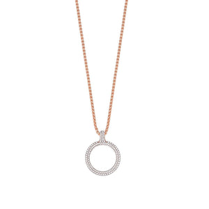 Esprit Collection Damen Kette Collier Silber Rosé Peribess ELNL93009A420
