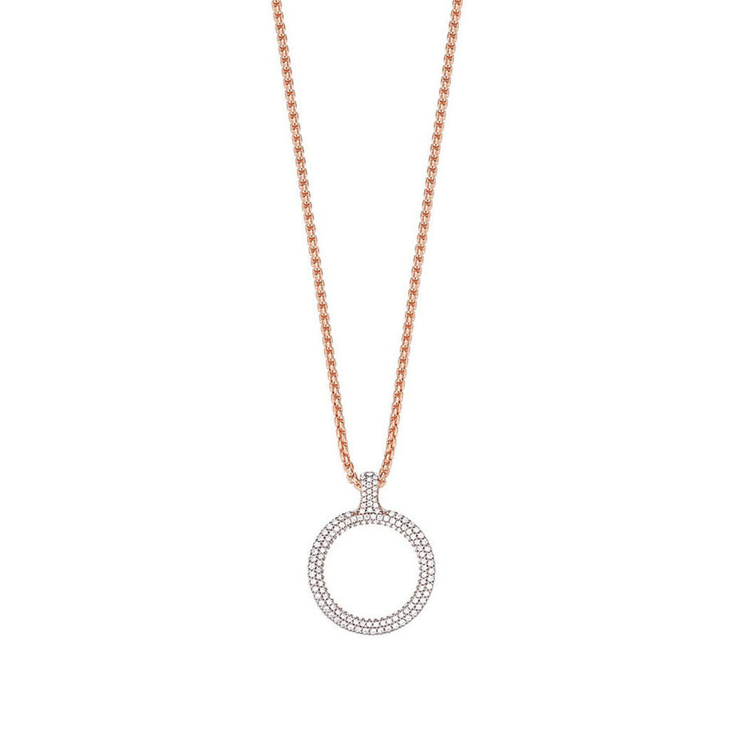 Esprit Collection Damen Kette Collier Silber Rosé Peribess ELNL93009A420