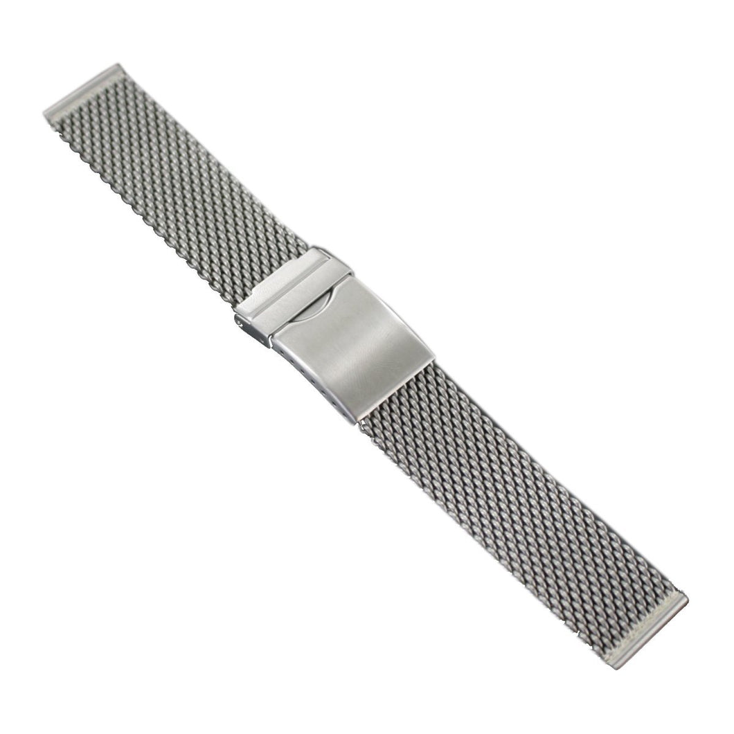 Vollmer Uhrenarmband Milanaiseband Edelstahl 22 mm 06000H7