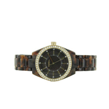 Laden Sie das Bild in den Galerie-Viewer, Fossil Damen Uhr Armbanduhr Resin Edelstahl Strass BQ1196