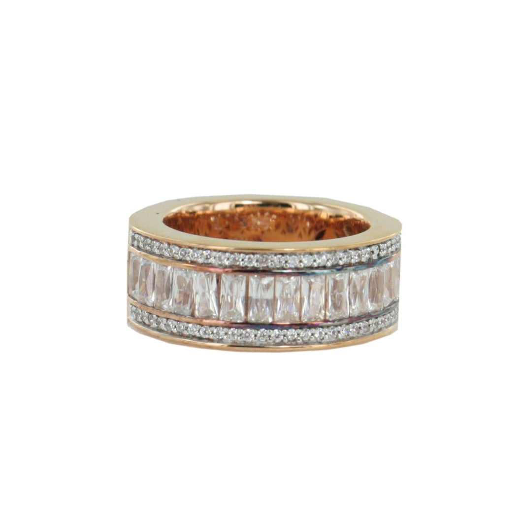 Esprit Collection Damen Ring Silber Rosé Zirkonia Pallas Gr.17 ELRG92318B170-1g