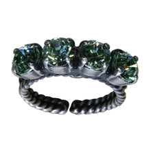 Laden Sie das Bild in den Galerie-Viewer, Konplott Ring Colour Snake hellgrün Chrysolit SS 29