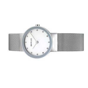 Bering Damen Uhr Armbanduhr Slim Classic - 10126-000 Meshband