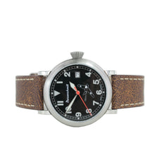 Laden Sie das Bild in den Galerie-Viewer, Aristo Herren Messerschmitt Uhr Fliegeruhr ME163-SCL Leder
