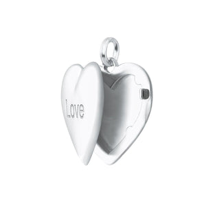 s.Oliver Jewel Damen Kette Halskette Silber Medaillon Herz Love 2026085