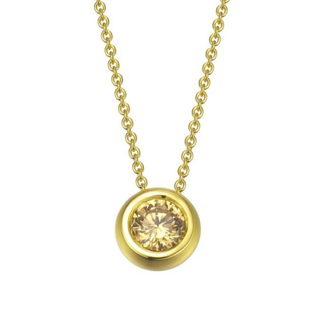 Joop Damen Kette Halskette Silber gold  Lana Zirkonia JPNL90721B420