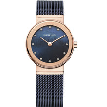 Laden Sie das Bild in den Galerie-Viewer, Bering Damen Uhr Armbanduhr Slim Classic - 10126-367 Meshband