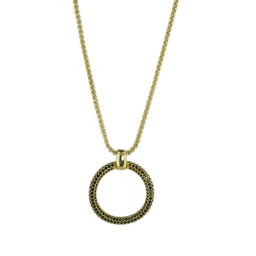 Esprit Damen Kette Edelstahl Gold Peribess ESNL03009D420-1