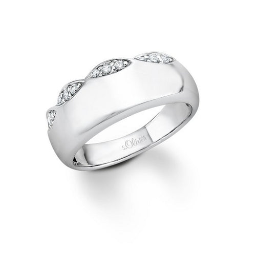 s.Oliver Jewel Damen Ring Silber Zirkonia SO741