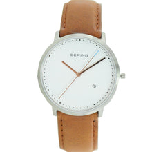 Laden Sie das Bild in den Galerie-Viewer, Bering Herren Uhr Armbanduhr Slim Classic - 11139-504 Leder