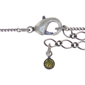 Konplott Halskette Collier Spell on You green / yellow antique silver