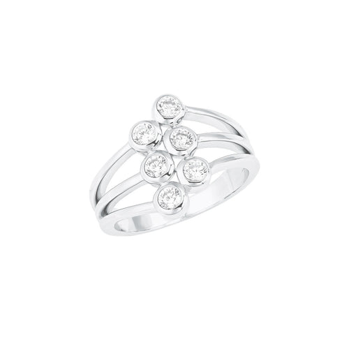 s.Oliver Jewel Damen Ring Silber 925 Zirkonia 202423