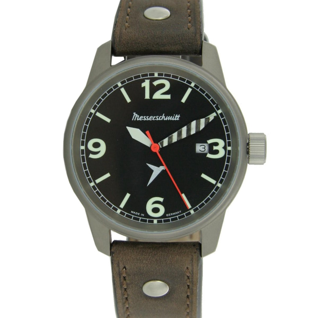 Aristo Herren Messerschmitt Uhr Fliegeruhr Titan ME-67TI