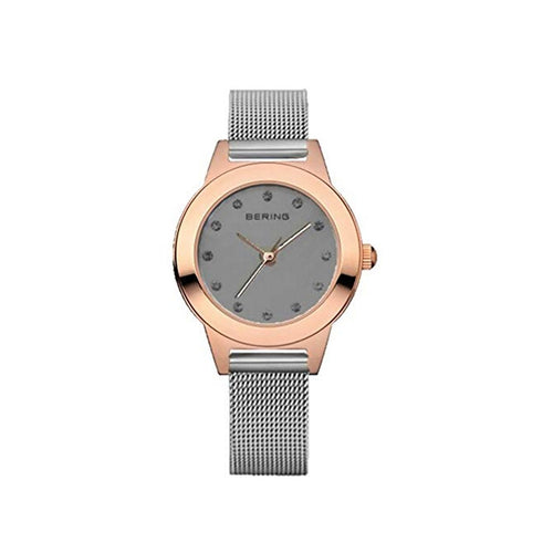 Bering Damen Uhr Armbanduhr Slim Classic - 11125–369-1 Meshband