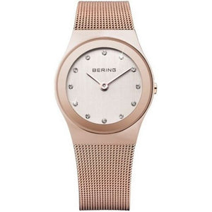 Bering Damen Uhr Armbanduhr Slim Classic - 12927-366 Meshband