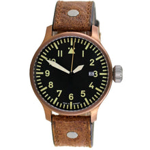 Laden Sie das Bild in den Galerie-Viewer, Aristo Herren Uhr Armbanduhr Vintage Erbstück Fliegeruhr Automatik 0H18A