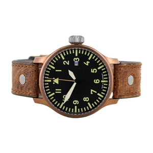 Aristo Herren Uhr Armbanduhr Vintage Erbstück Fliegeruhr Automatik 0H18A
