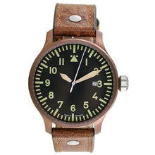 Laden Sie das Bild in den Galerie-Viewer, Aristo Herren Uhr Armbanduhr Vintage Erbstück Fliegeruhr Quarz 0H18QU