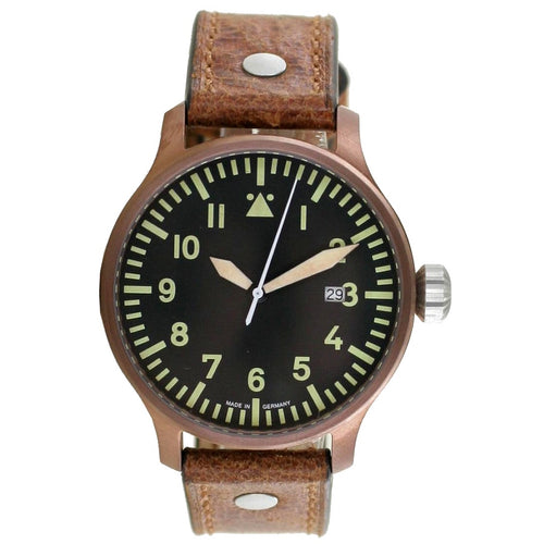 Aristo Herren Uhr Armbanduhr Vintage Erbstück Fliegeruhr Quarz 0H18QU