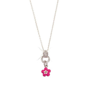 Scout Kinder Halskette Kette Silber Blume pink Girls Mädchen 261066200