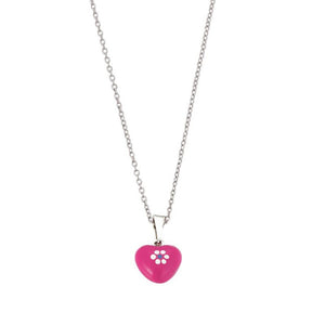 Scout Kinder Halskette Kette Silber Herz rosa Girls Mädchen 261081200